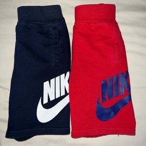 Nike Kids Shorts - Red and Black